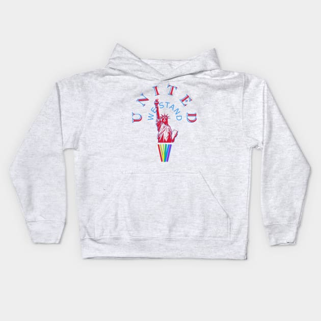 UNITED we STAND Kids Hoodie by rdbacct